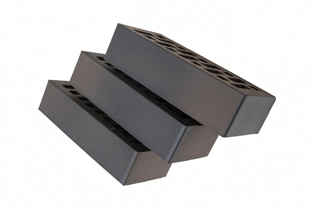 Кирпич Российский Облицовочный, Коричневый Сплошной, 1NF, Recke