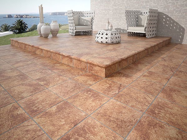 Фронтальная ступень Jasper Marron, Gres de Aragon