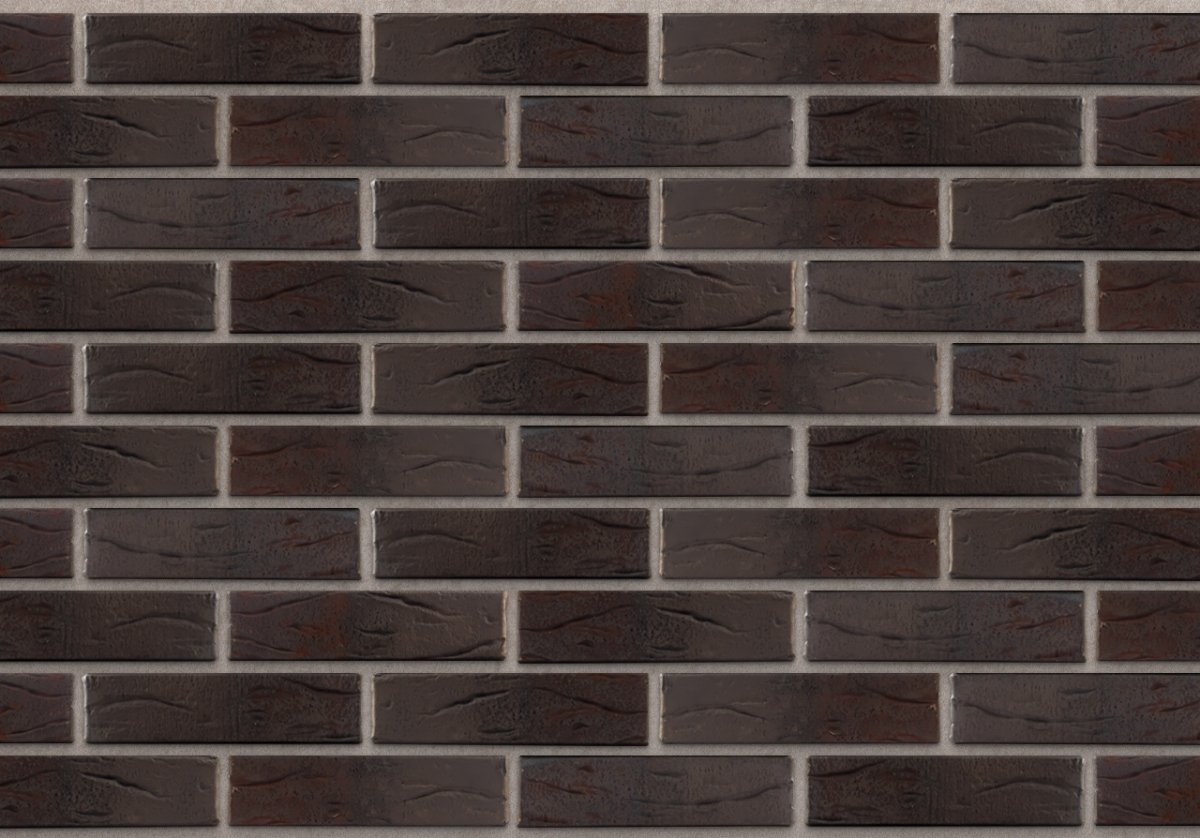 Облицовочный кирпич Славянский кирпич Милан-руст (рустик, коричневый) - 250x120x65 мм